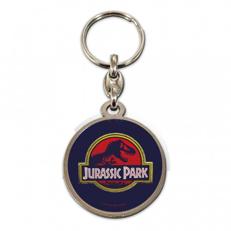 Jurassic Park Metal klúčenka Movie Logo 7 cm